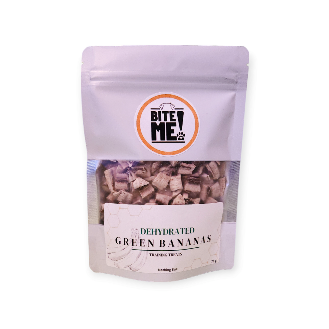 Dehydrated Green Bananas Training Treats